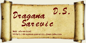 Dragana Sarević vizit kartica